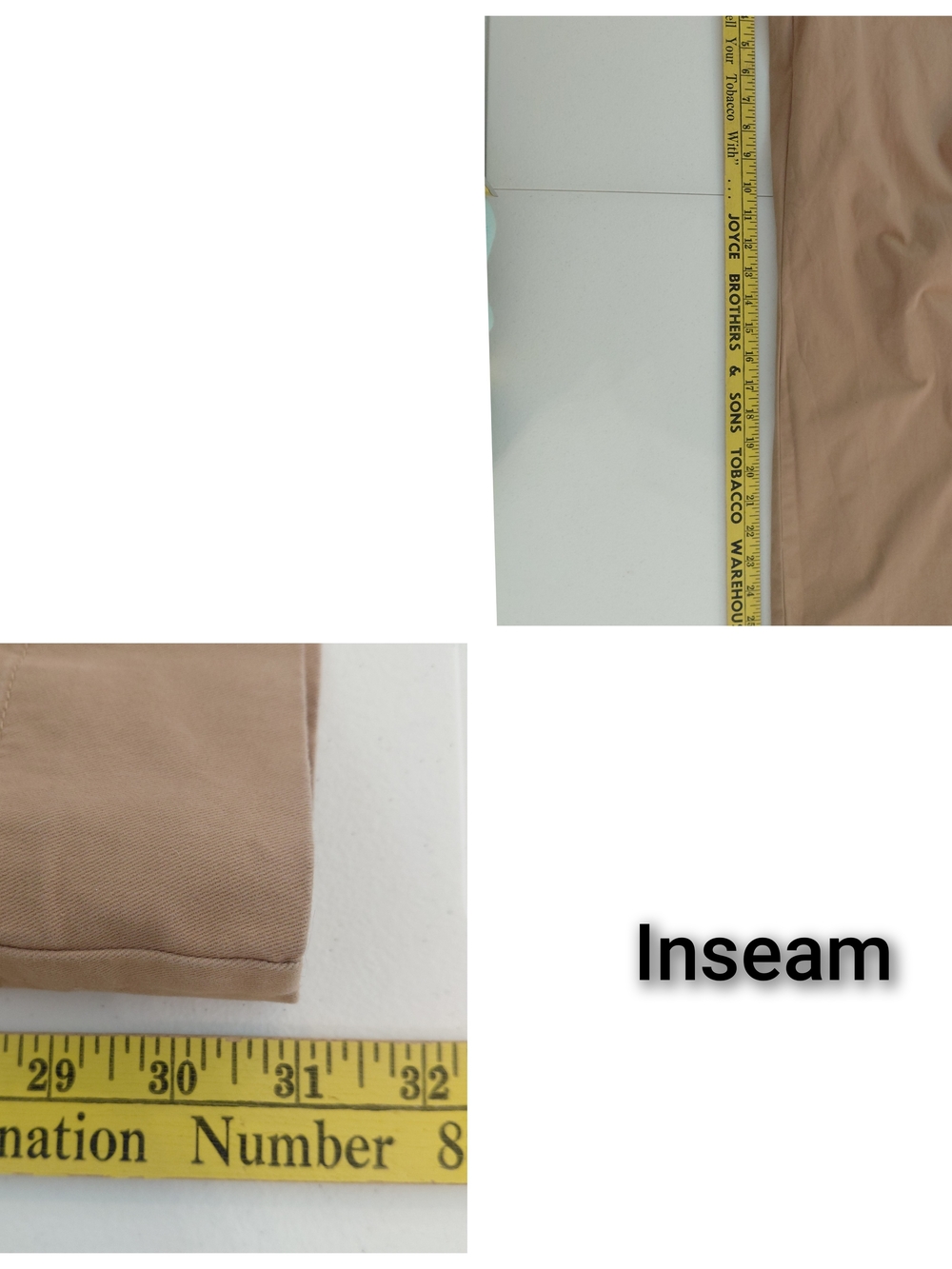 VTG Vineyard Vines Women's Wide-Leg Pants in Tan Sz 8 - Picture 9 of 10